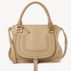Sacs À Bandoulière-Chloé Sac Double Porte Marcie Milky Brown