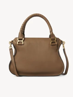 Sacs À Bandoulière-Chloé Sac Double Porte Marcie Desert Beige