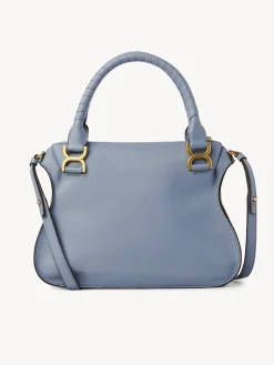 Sacs À Bandoulière-Chloé Sac Double Porte Marcie Shady Cobalt