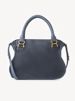 Sacs À Bandoulière-Chloé Sac Double Porte Marcie Graphite Navy