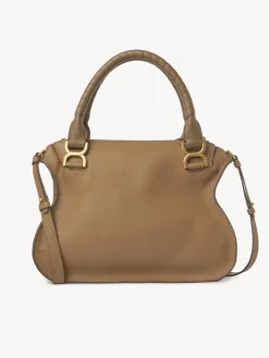Sacs À Bandoulière-Chloé Sac Double Porte Marcie Pottery Brown