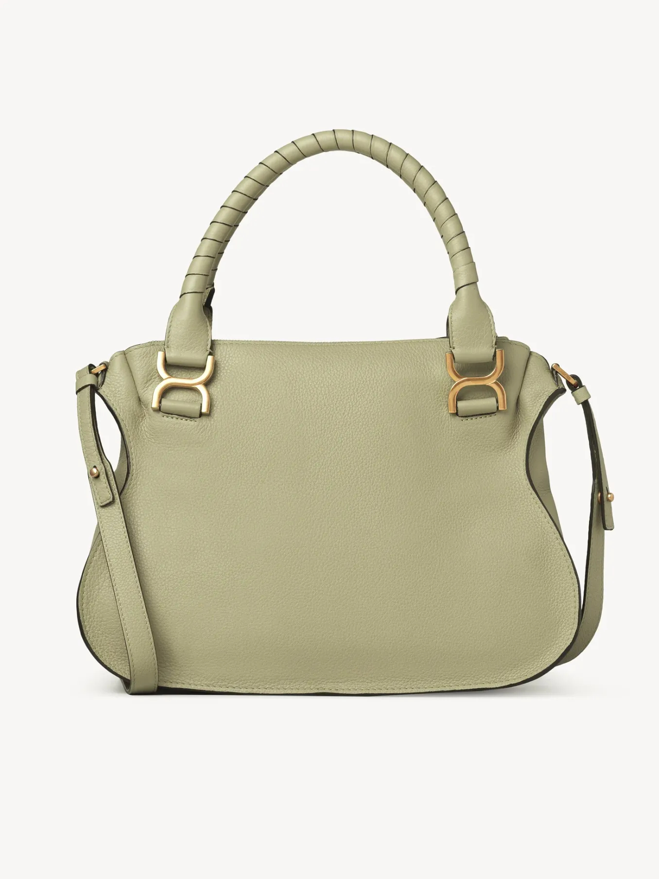 Sacs À Bandoulière-Chloé Sac Double Porte Marcie Faded Green