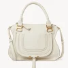 Sacs À Bandoulière-Chloé Sac Double Porte Marcie Misty Ivory