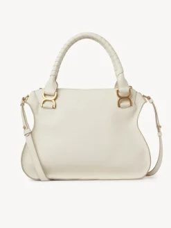 Sacs À Bandoulière-Chloé Sac Double Porte Marcie Misty Ivory