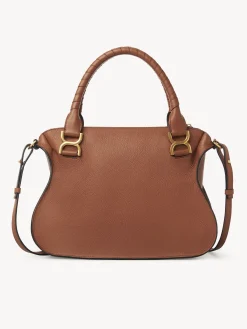 Sacs À Bandoulière-Chloé Sac Double Porte Marcie Tan