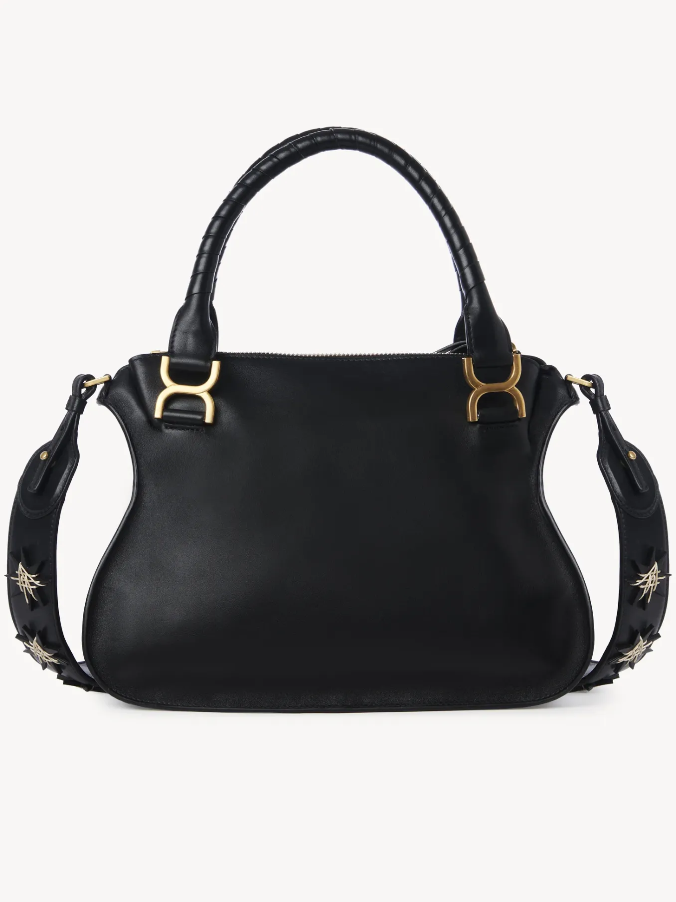 Sacs À Bandoulière-Chloé Sac Double Porte Marcie Noir