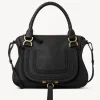 Sacs À Bandoulière-Chloé Sac Double Porte Marcie Noir