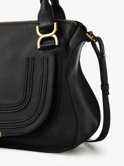 Sacs À Bandoulière-Chloé Sac Double Porte Marcie Noir