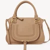 Sacs À Bandoulière-Chloé Sac Double Porte Marcie Light Tan