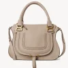 Sacs À Bandoulière-Chloé Sac Double Porte Marcie Nomad Beige
