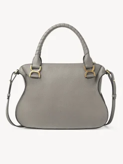 Sacs À Bandoulière-Chloé Sac Double Porte Marcie Cashmere Grey