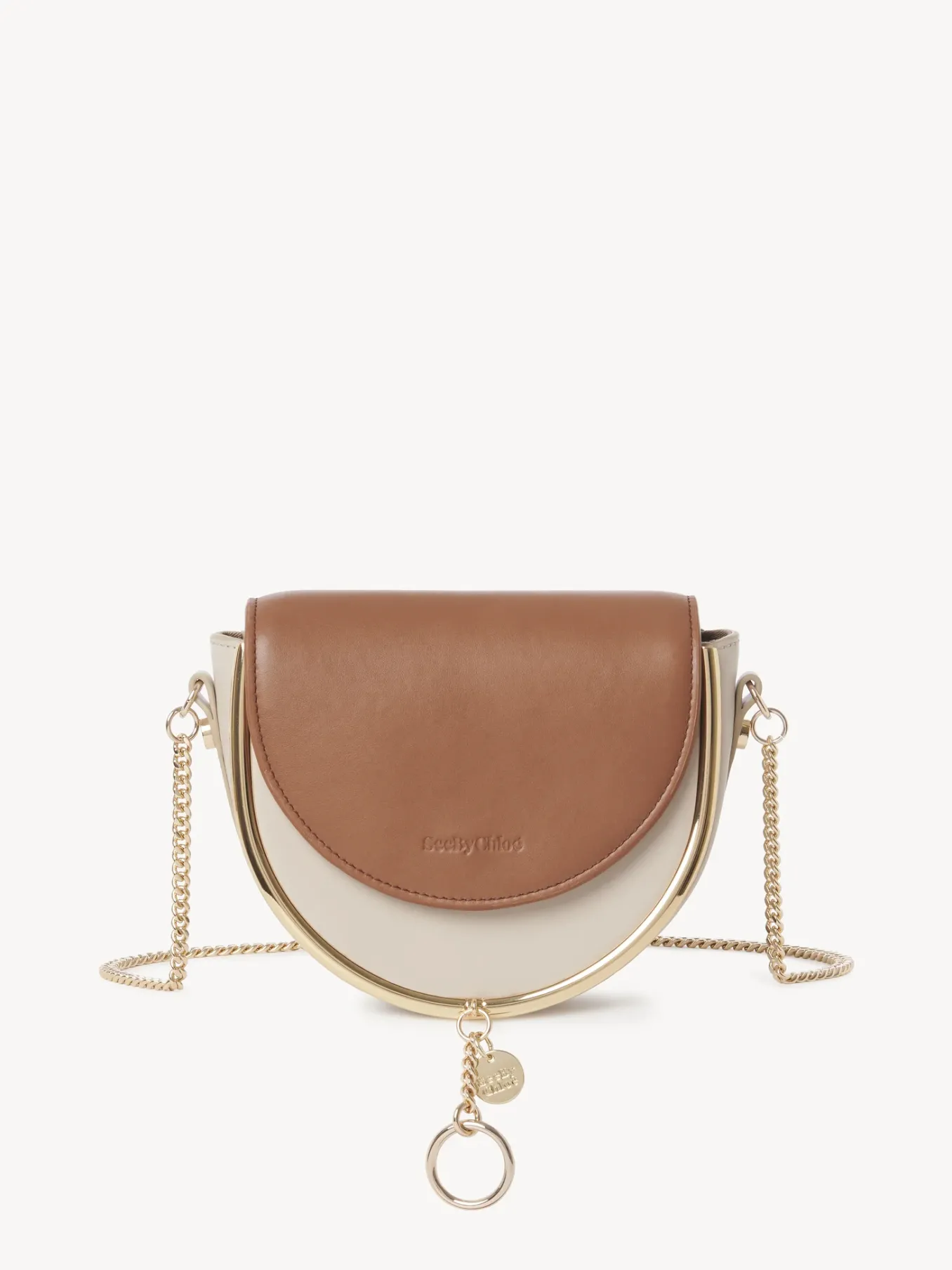 Sacs À Bandoulière-Chloé Sac Du Soir Mara Cement Beige