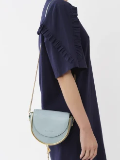 Sacs À Bandoulière-Chloé Sac Du Soir Mara Sterling Blue