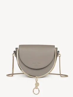 Sacs Porté Épaule-Chloé Sac Du Soir Mara Motty Grey