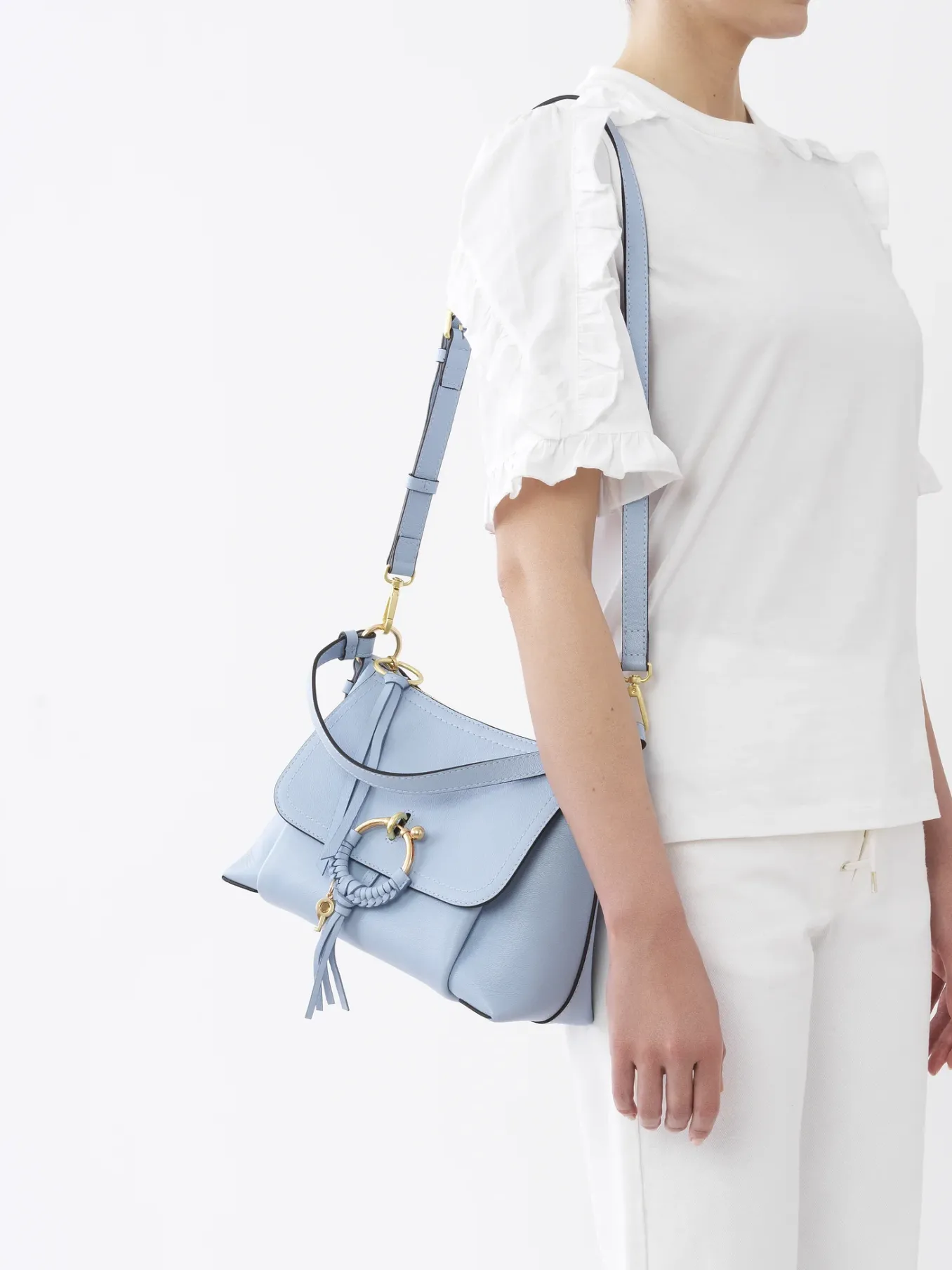Sacs Porté Épaule-Chloé Sac Porte Épaule Joan Softy Blue