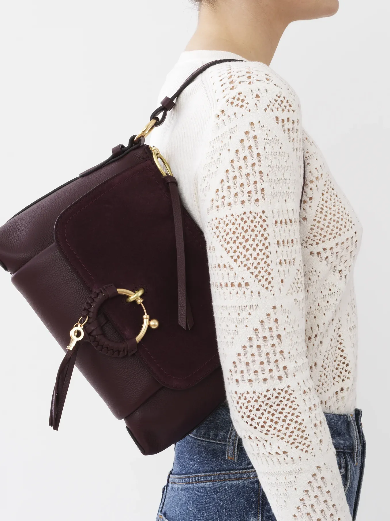 Sacs Porté Épaule-Chloé Sac Porte Épaule Joan Full Violine