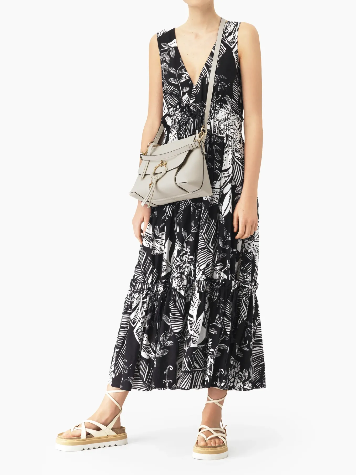 Sacs Porté Épaule-Chloé Sac Porte Épaule Joan Cement Beige