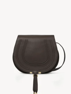 Sacs À Bandoulière-Chloé Sac Porte Épaule Marcie Bold Brown