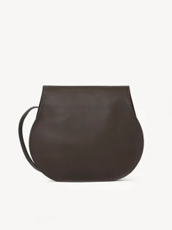 Sacs À Bandoulière-Chloé Sac Porte Épaule Marcie Bold Brown
