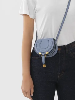 Sacs À Bandoulière-Chloé Sac Porte Épaule Marcie Nano Shady Cobalt