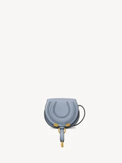 Sacs À Bandoulière-Chloé Sac Porte Épaule Marcie Nano Shady Cobalt