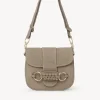 Sacs Porté Épaule-Chloé Sac Porte Épaule Saddie Motty Grey