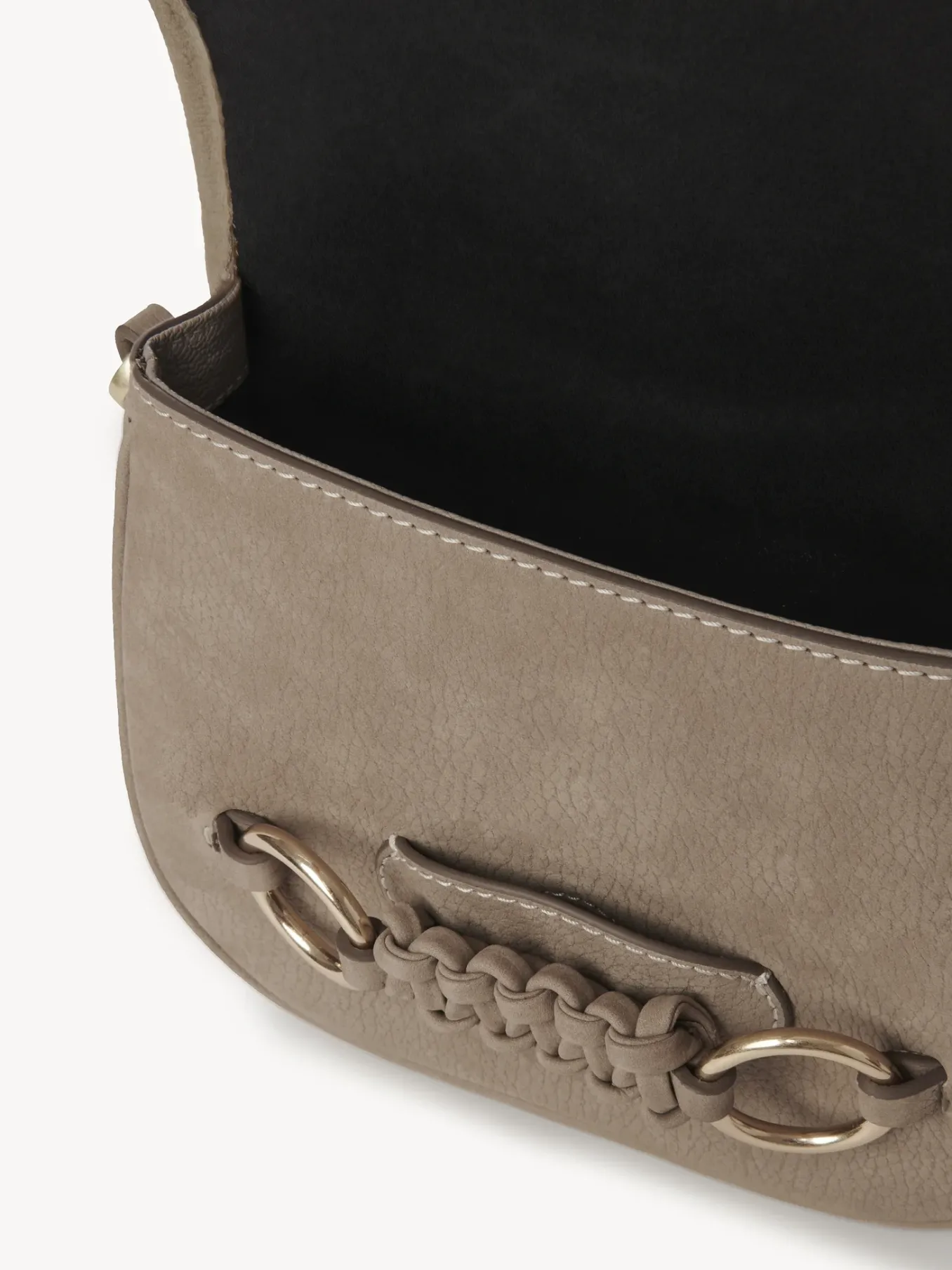 Sacs Porté Épaule-Chloé Sac Porte Épaule Saddie Motty Grey