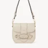 Sacs Porté Épaule-Chloé Sac Porte Épaule Saddie Cement Beige