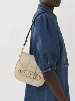 Sacs Porté Épaule-Chloé Sac Porte Épaule Saddie Cement Beige
