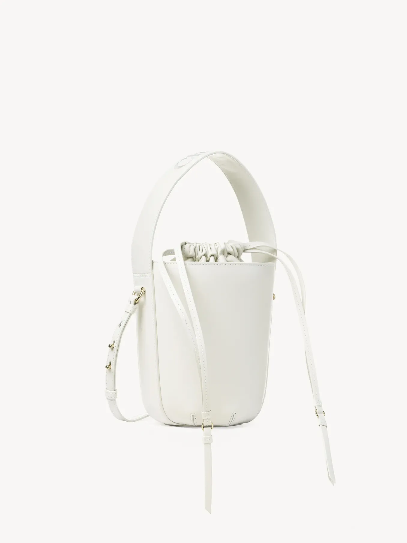 Sacs À Bandoulière-Chloé Sac Seau Chloe Sense Blanc