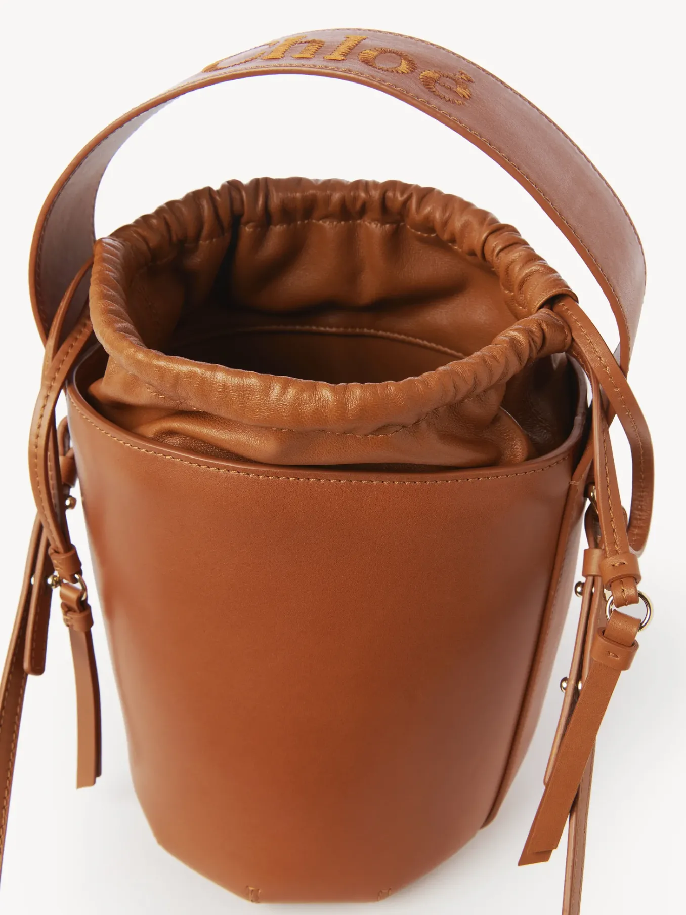 Sacs Porté Épaule-Chloé Sac Seau Chloe Sense Caramel
