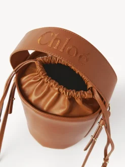 Sacs Porté Épaule-Chloé Sac Seau Chloe Sense Caramel