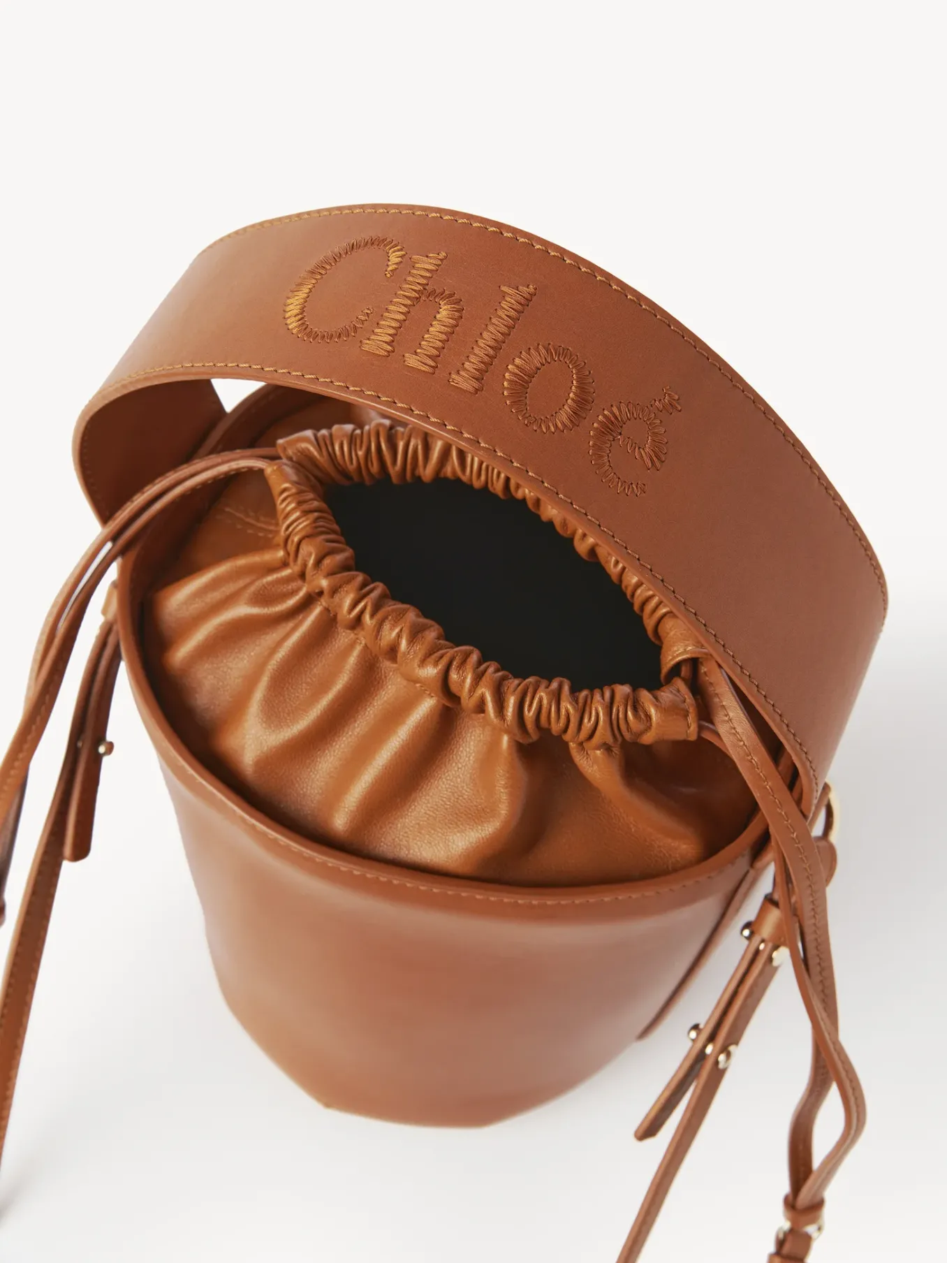 Sacs Porté Épaule-Chloé Sac Seau Chloe Sense Caramel
