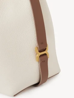 Sacs À Bandoulière-Chloé Sac Seau Marcie Misty Ivory
