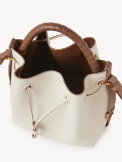 Sacs À Bandoulière-Chloé Sac Seau Marcie Misty Ivory