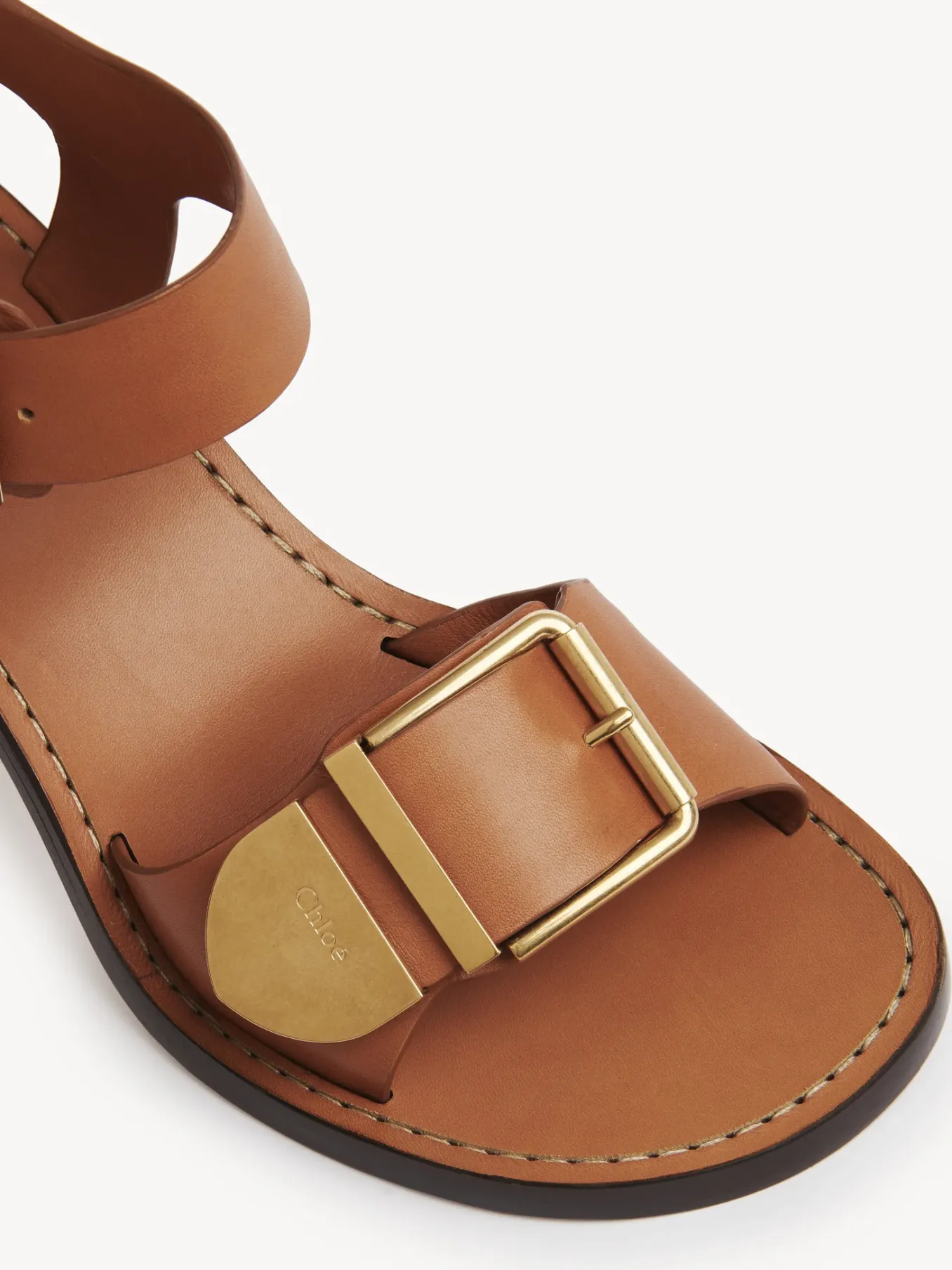 Sandales Et Espadrilles-Chloé Sandales A Talon Rebecca Luminous Ochre