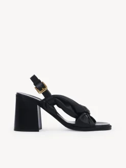 Sandales Et Espadrilles-Chloé Sandales A Talon Spencer Noir