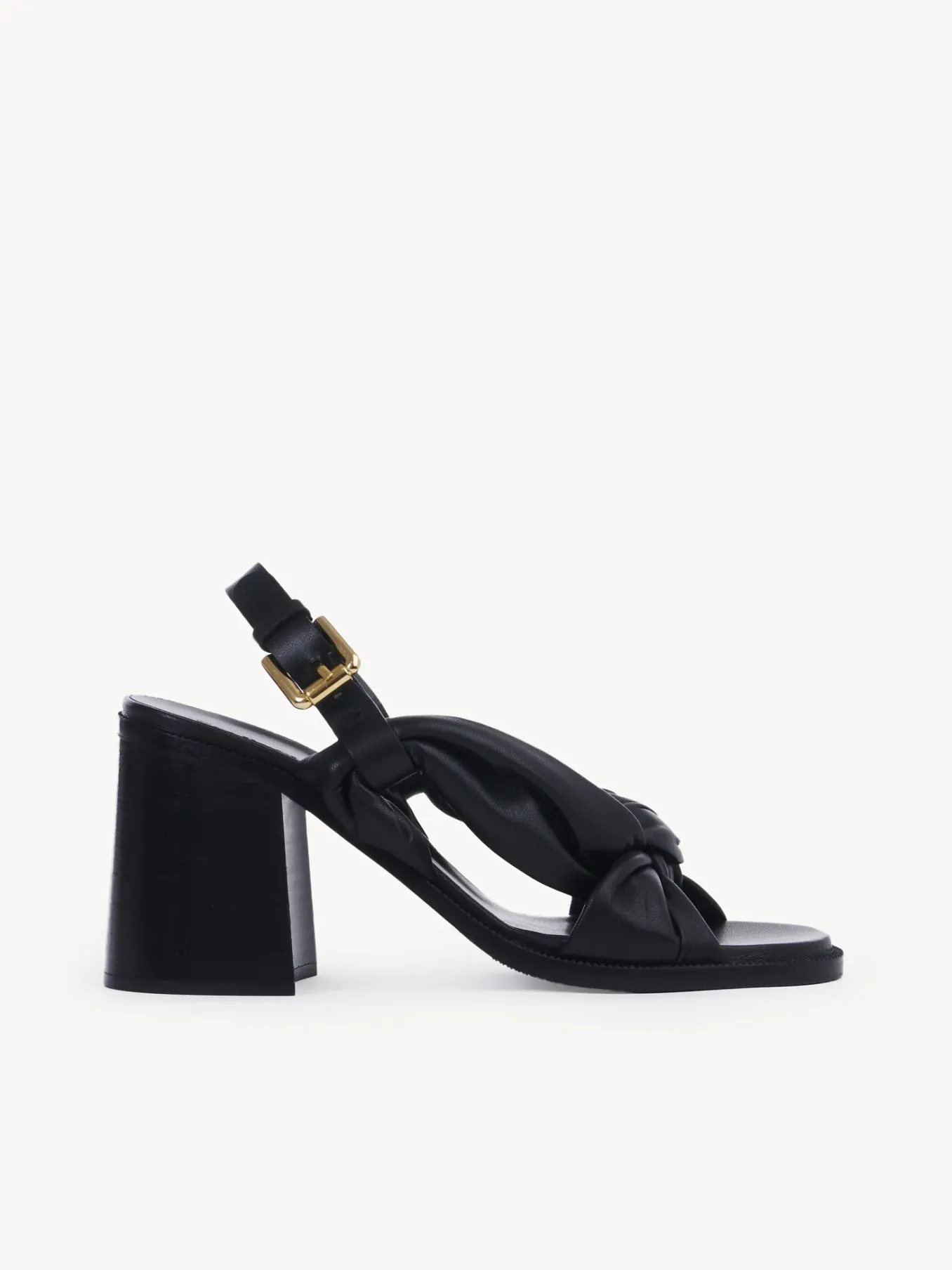 Sandales Et Espadrilles-Chloé Sandales A Talon Spencer Noir