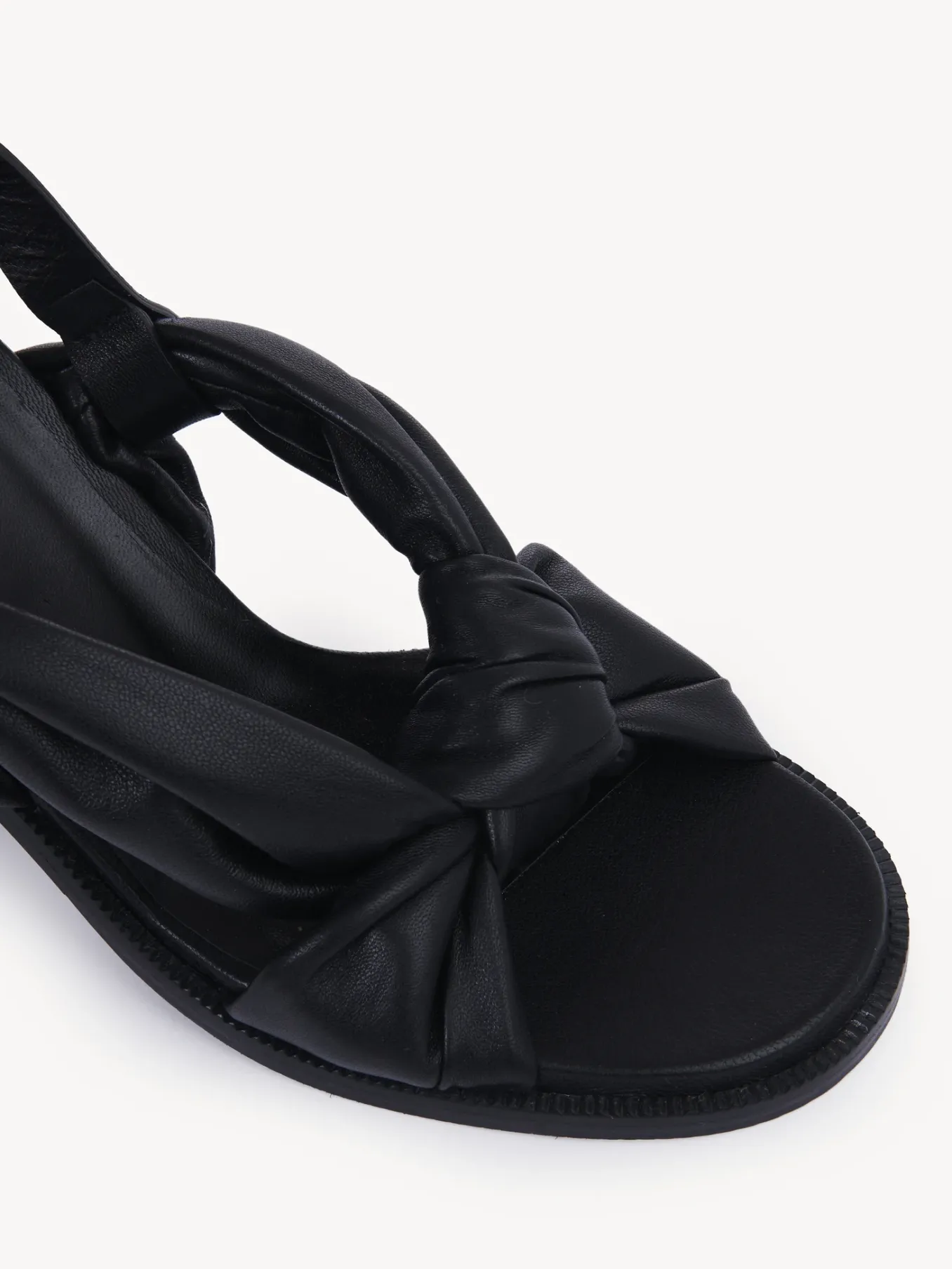 Sandales Et Espadrilles-Chloé Sandales A Talon Spencer Noir