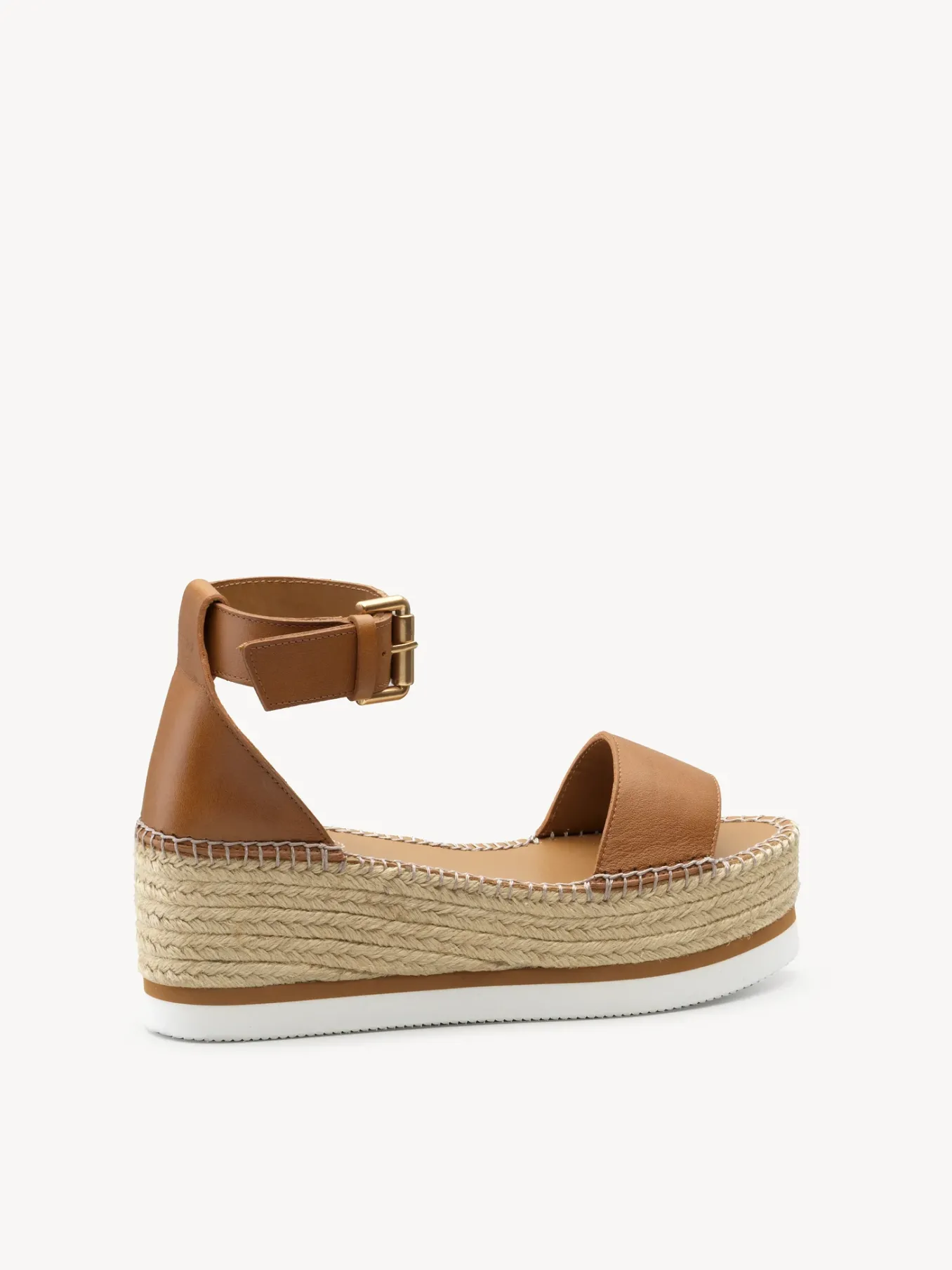 Sandales Et Espadrilles-Chloé Sandales Compensees Glyn Cuoio