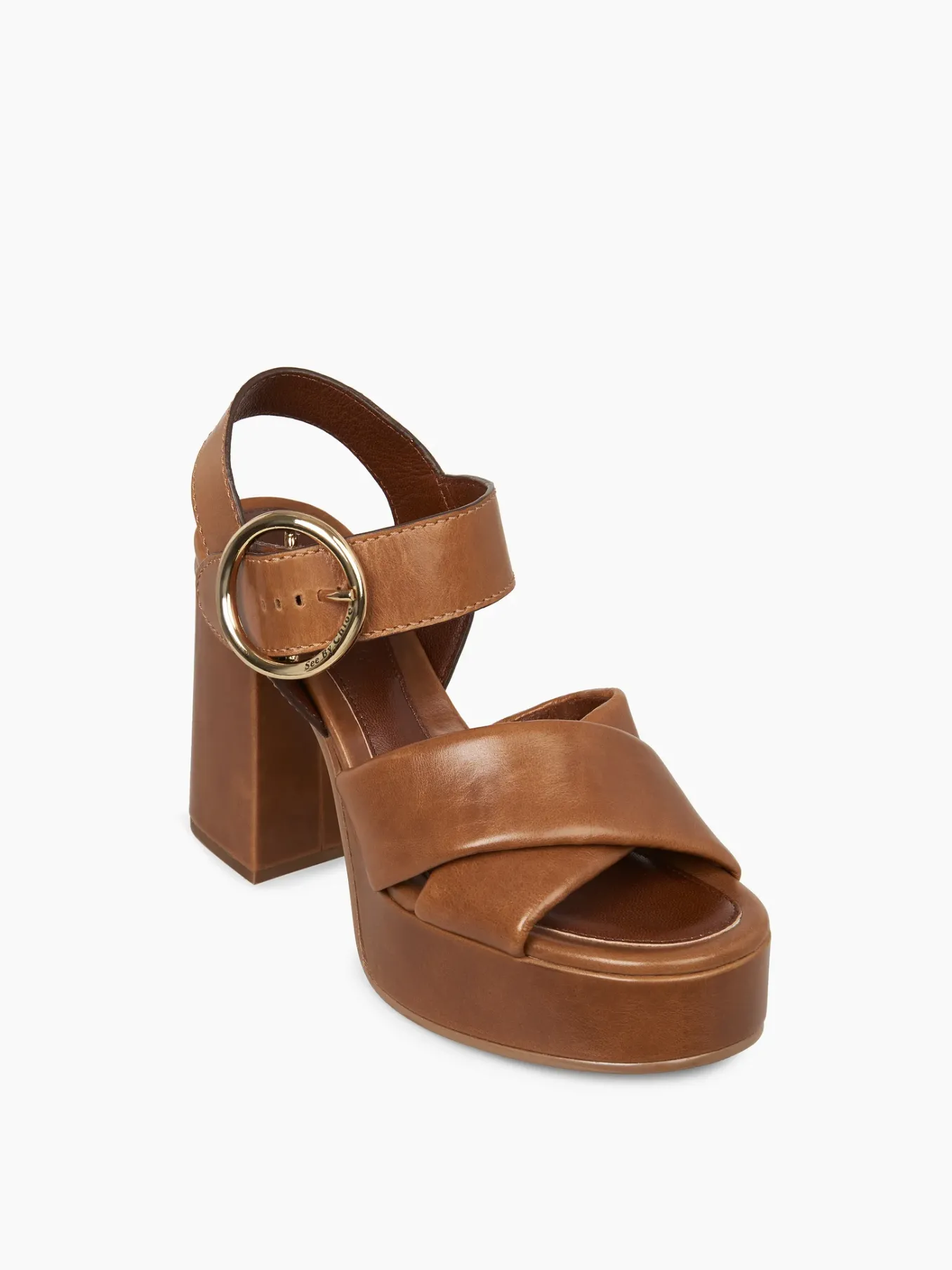 Sandales Et Espadrilles-Chloé Sandales Hautes Lyna Cuoio