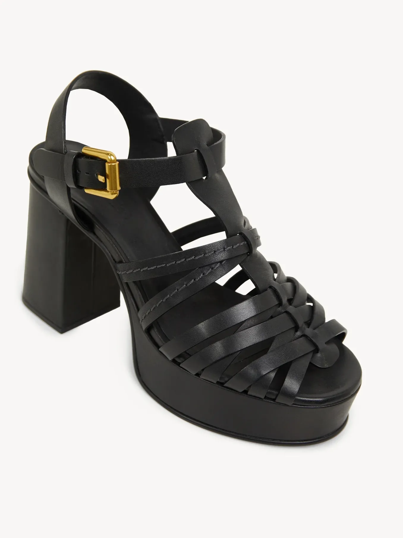 Sandales Et Espadrilles-Chloé Sandales Hautes Sierra Noir