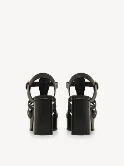 Sandales Et Espadrilles-Chloé Sandales Hautes Sierra Noir