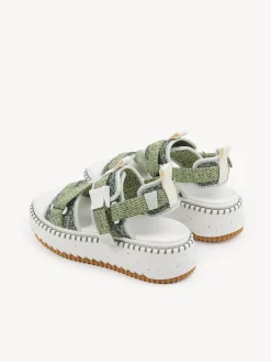 Sandales Et Espadrilles-Chloé Sandales Lilli Forest Green