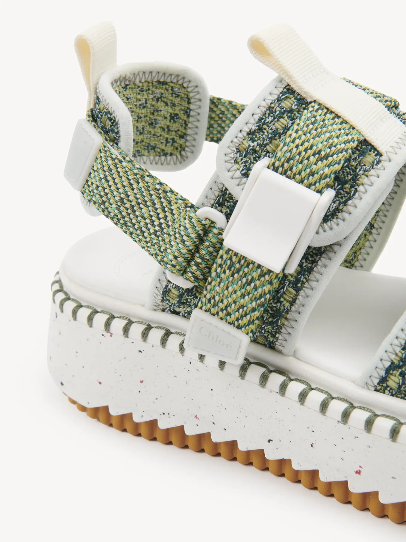 Sandales Et Espadrilles-Chloé Sandales Lilli Forest Green