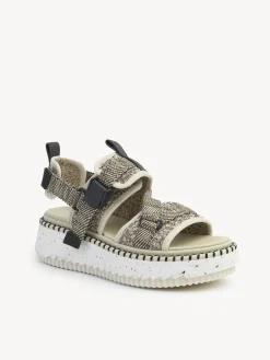 Sandales Et Espadrilles-Chloé Sandales Lilli Nomad Beige