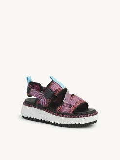 Sandales Et Espadrilles-Chloé Sandales Lilli Dark Peony