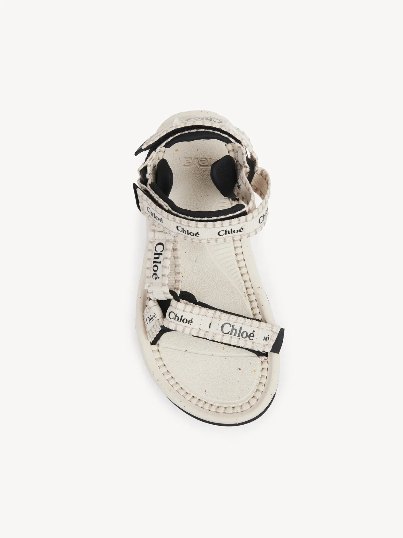 Sandales Et Espadrilles-Chloé Sandales Plates Chloe X Teva Hurricane Xlt2 Natural White