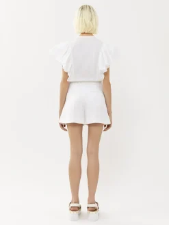 Tailleurs-Chloé Short De Costume Blanc