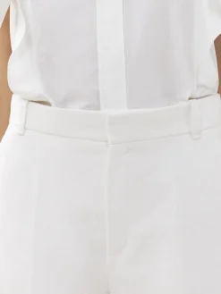 Tailleurs-Chloé Short De Costume Blanc